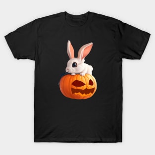 bunny with his big halloween pumpkin T-Shirt